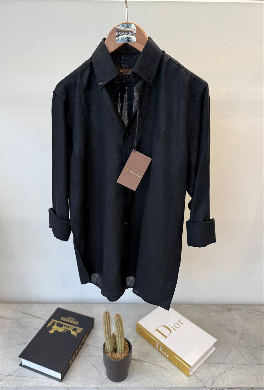 100% LINEN REGULAR FIT SHIRT