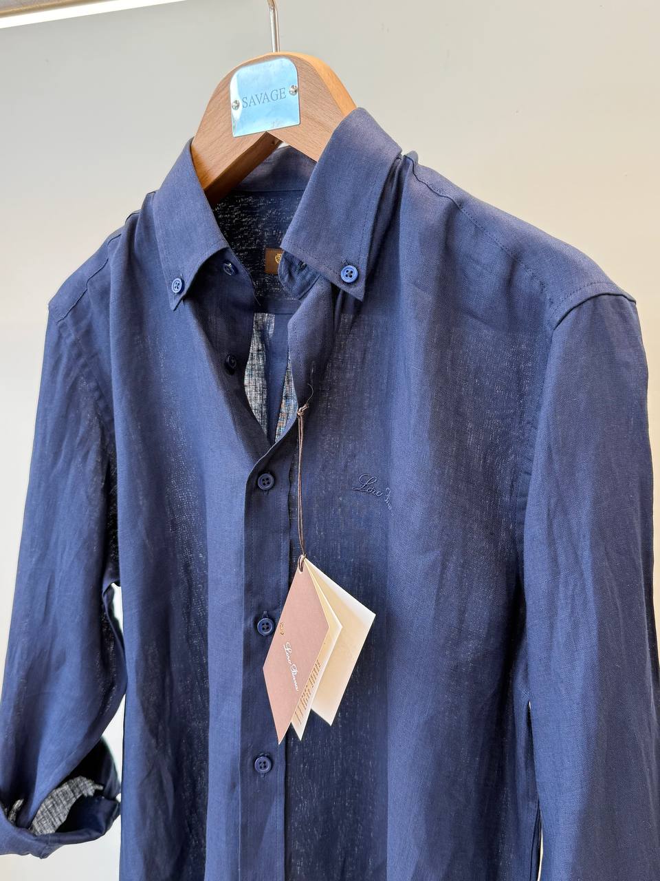 100% LINEN REGULAR FIT SHIRT