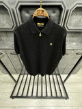 STEFANO RICCI Cotton knit zip polo